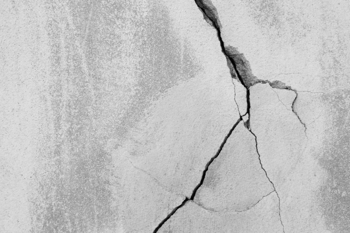 Hairline crack in drywall indicating need for professional drywall repair