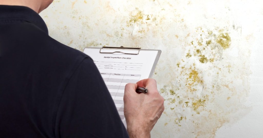 Common areas of a home where water damage appears first