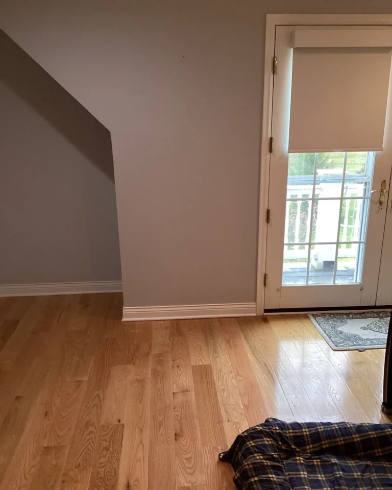 Dry wall repaired and freshly painted